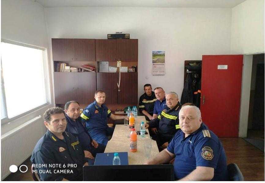 Συνάντηση με Βούλγαρους Πυροσβέστες