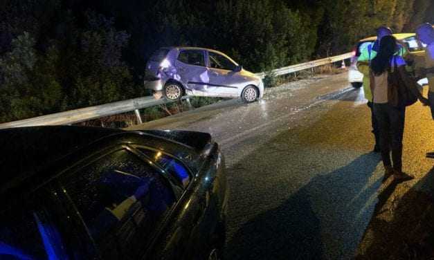 Σφοδρή σύγκρουση δύο Ι.Χ στην περιοχή του Παληού.