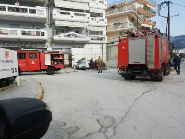 ΦΩΤΙΑ ΣΕ ΑΥΤΟΚΙΝΗΤΟ – ΑΜΕΣΗ ΠΑΡΕΜΒΑΣΗ ΤΗΣ ΠΥΡΟΣΒΕΣΤΙΚΗΣ