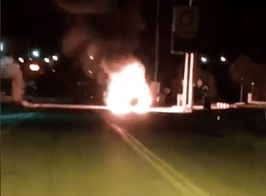 ΘΑΣΟΣ | Αυτοκίνητο κάηκε ολοσχερώς στο Ραχώνι