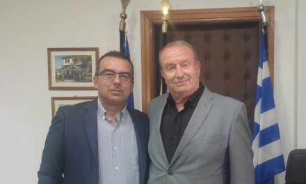 Επίσκεψη του υποψήφιου Ευρωβουλευτή ΝΔ Ιωάννη Βεζυργιαννίδη στον Δήμο Τοπείρου