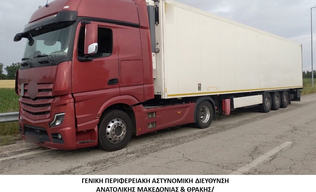 Στοχευμένοι έλεγχοι του Τμήματος Τροχαίας Ορεστιάδας σχετικά με την τήρηση των διατάξεων για τους ταχογράφους από τους οδηγούς 