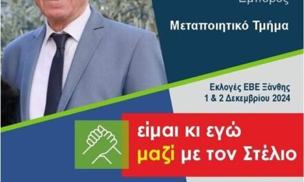 Σπύρος Κάλφας. Για μία ακόμη φορά υποψήφιος σύμβουλος με την παράταξη «Ανεξάρτητο Επιμελητήριο» και επικεφαλής τον Στέλιο Μωραίτη